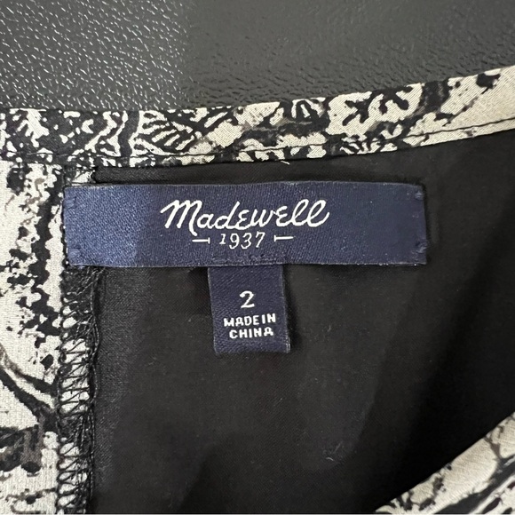 Madewell Silk Paisley 2 Piece Dress Size 2 - Picture 9 of 12